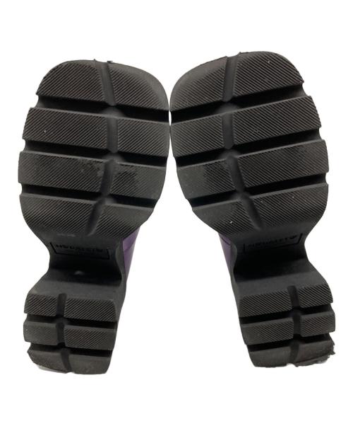 NODALETO（ノダレト）NODALETO (ノダレト) Heaven by Marc Jacobs (ヘブンバイマークジェイコブス) スクエアトゥーパンプス パープル サイズ:36の古着・服飾アイテム