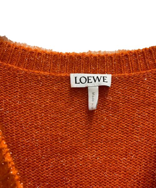 LOEWE（ロエベ）LOEWE (ロエベ) SPARKLE SWEATER オレンジ サイズ:Sの古着・服飾アイテム