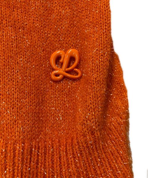 LOEWE（ロエベ）LOEWE (ロエベ) SPARKLE SWEATER オレンジ サイズ:Sの古着・服飾アイテム