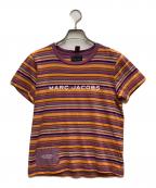 MARC JACOBSマークジェイコブス）の古着「ボーダーTシャツ」｜パープル