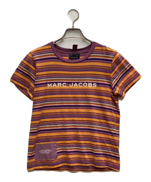 MARC JACOBS（マークジェイコブズ）MARC JACOBS (マークジェイコブス) ボーダーTシャツ パープル サイズ:XSの古着・服飾アイテム