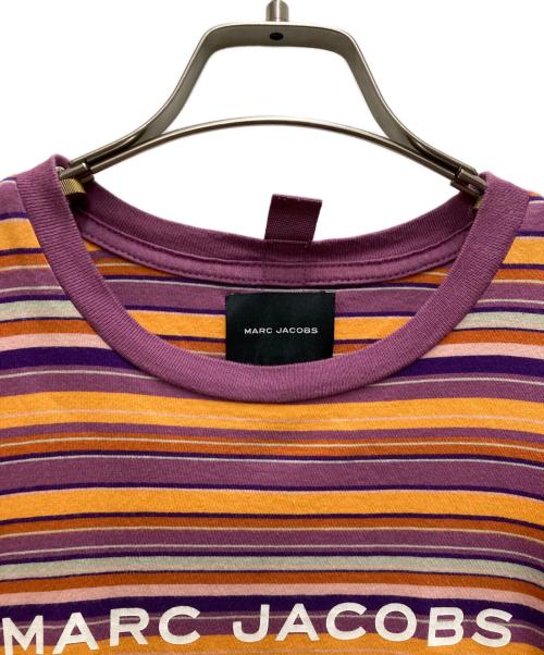 MARC JACOBS（マークジェイコブズ）MARC JACOBS (マークジェイコブス) ボーダーTシャツ パープル サイズ:XSの古着・服飾アイテム