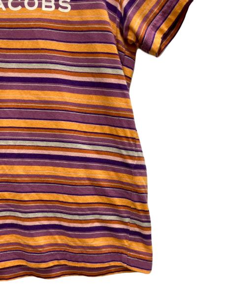 MARC JACOBS（マークジェイコブズ）MARC JACOBS (マークジェイコブス) ボーダーTシャツ パープル サイズ:XSの古着・服飾アイテム