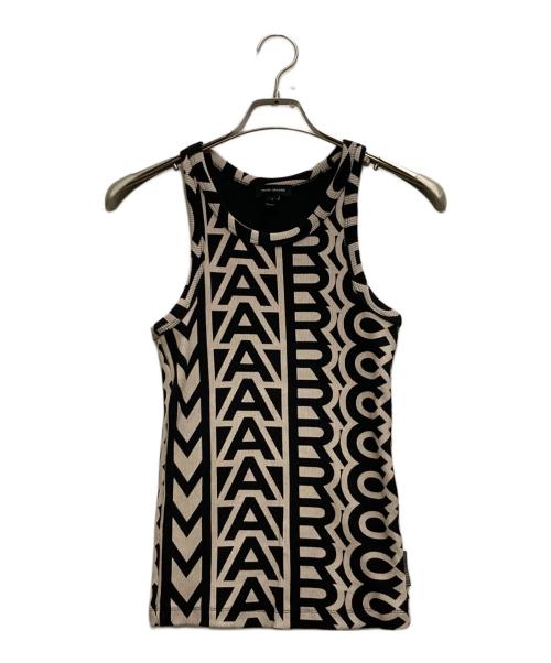 MARC JACOBS（マークジェイコブズ）MARC JACOBS (マークジェイコブス) モノグラムタンクトップ ブラック サイズ:Ｓの古着・服飾アイテム