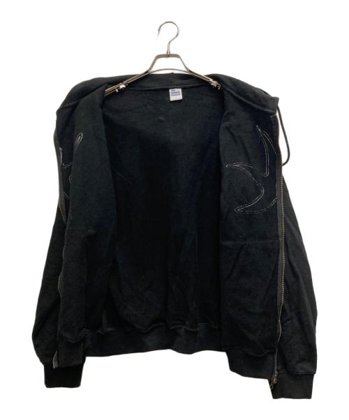 THE COLDEST MOMENT（ザ コールデストモーメント）THE COLDEST MOMENT (ザ コールデストモーメント) TCM starfish hooded zip-up ブラック サイズ:Ⅿの古着・服飾アイテム