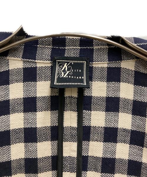 KEITA MARUYAMA（ケイタマルヤマ）KEITA MARUYAMA (ケイタマルヤマ) チェックダブルセットアップ ベージュ サイズ:1の古着・服飾アイテム