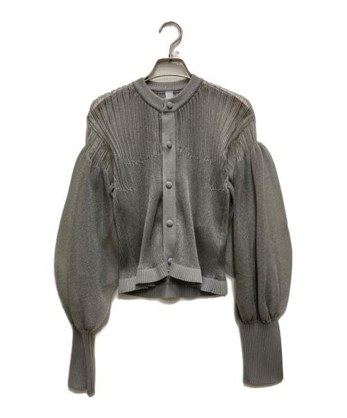 CFCL（シーエフシーエル）CFCL (シーエフシーエル) シアーラメカーディガン グレー サイズ:1の古着・服飾アイテム