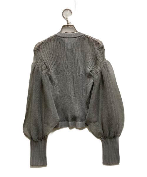 CFCL（シーエフシーエル）CFCL (シーエフシーエル) シアーラメカーディガン グレー サイズ:1の古着・服飾アイテム