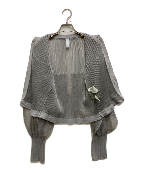 CFCL（シーエフシーエル）CFCL (シーエフシーエル) シアーラメカーディガン グレー サイズ:1の古着・服飾アイテム