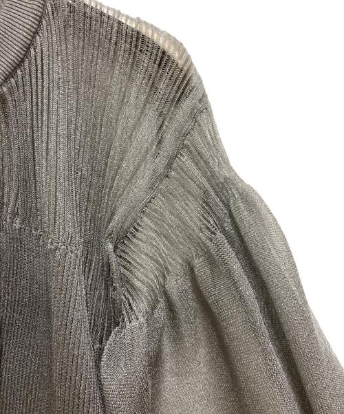 CFCL（シーエフシーエル）CFCL (シーエフシーエル) シアーラメカーディガン グレー サイズ:1の古着・服飾アイテム