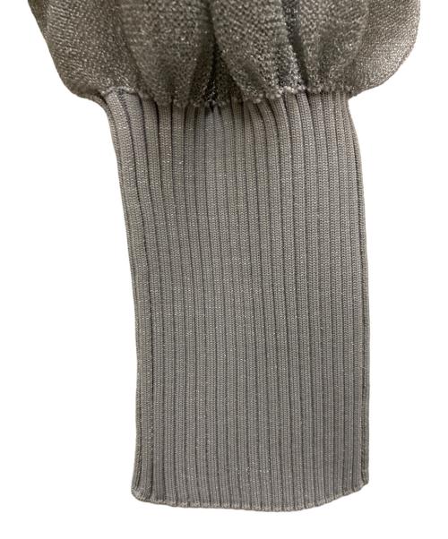 CFCL（シーエフシーエル）CFCL (シーエフシーエル) シアーラメカーディガン グレー サイズ:1の古着・服飾アイテム