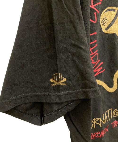 stussy（ステューシー）stussy (ステューシー) NINE RULAZ LINE (ナインルーラーズライン) MIGHTY CROWN (マイティークラウン) 20th記念 スカルボーンTee スミクロ サイズ:XLの古着・服飾アイテム