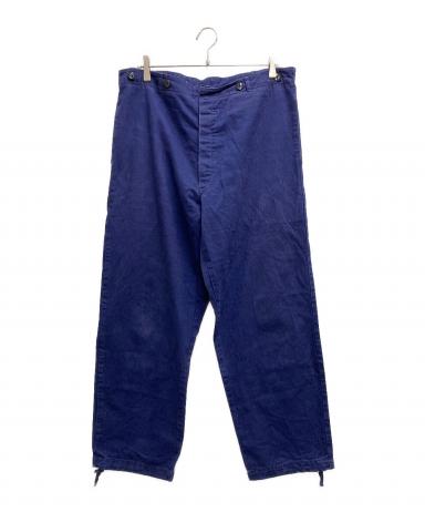 60s70s ユーロワークヘリンボーン ワークパンツ フェード ヴィンテージ 60s70s ユーロワークヘリンボーン ワークパンツ フェード ヴィンテージ