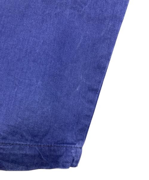 EURO VINTAGE（ユーロヴィンテージ）EURO VINTAGE (ユーロヴィンテージ) 60~70'sヘリンボーンユーロワークパンツ ネイビー サイズ:52の古着・服飾アイテム