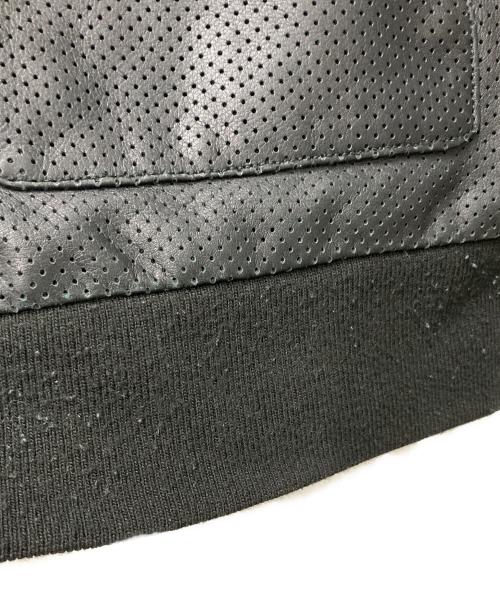 BACK CHANNEL（バックチャンネル）BACK CHANNEL (バックチャンネル) レザージャケット ブラック サイズ:Ⅼの古着・服飾アイテム