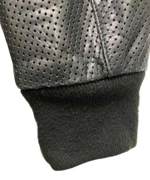 BACK CHANNEL（バックチャンネル）BACK CHANNEL (バックチャンネル) レザージャケット ブラック サイズ:Ⅼの古着・服飾アイテム