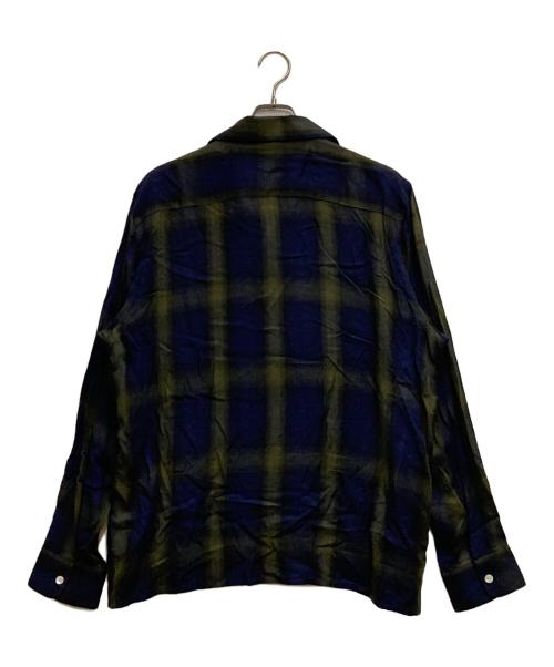 Needles（ニードルズ）Needles (ニードルズ) CLASSIC SHIRT ネイビー サイズ:Lの古着・服飾アイテム