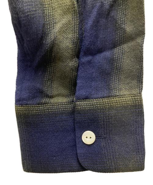 Needles（ニードルズ）Needles (ニードルズ) CLASSIC SHIRT ネイビー サイズ:Lの古着・服飾アイテム