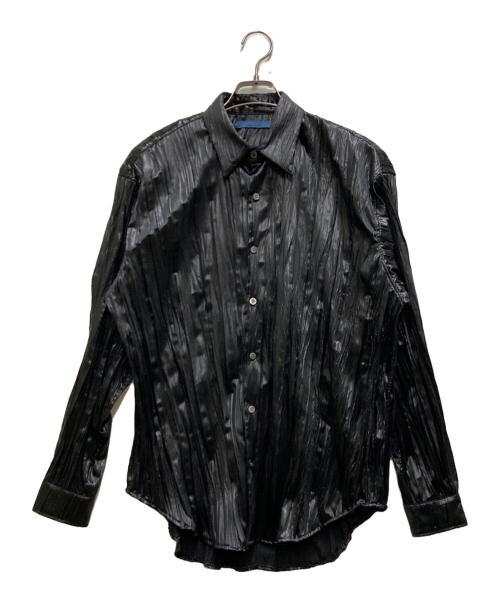 semoh（セモー）semoh (セモー) Pleats Shirt ブラック サイズ:1の古着・服飾アイテム