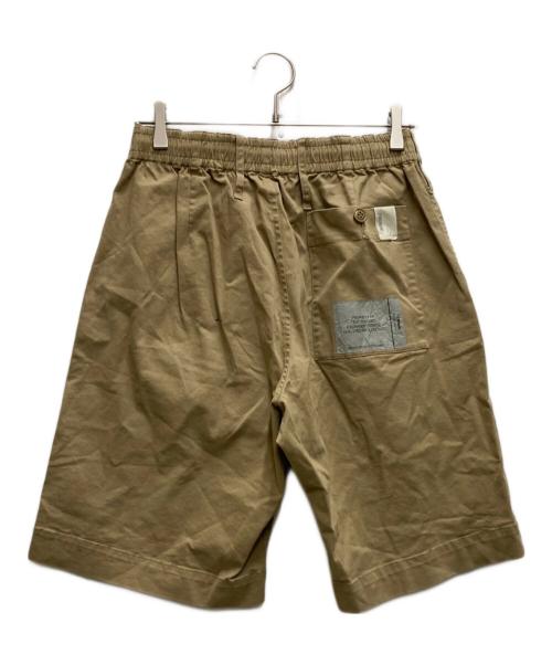 N.HOOLYWOOD（エヌ ハリウッド）N.HOOLYWOOD (エヌ ハリウッド) INVINCIBLE (インヴィンシブル) タックショーツ ベージュ サイズ:36の古着・服飾アイテム