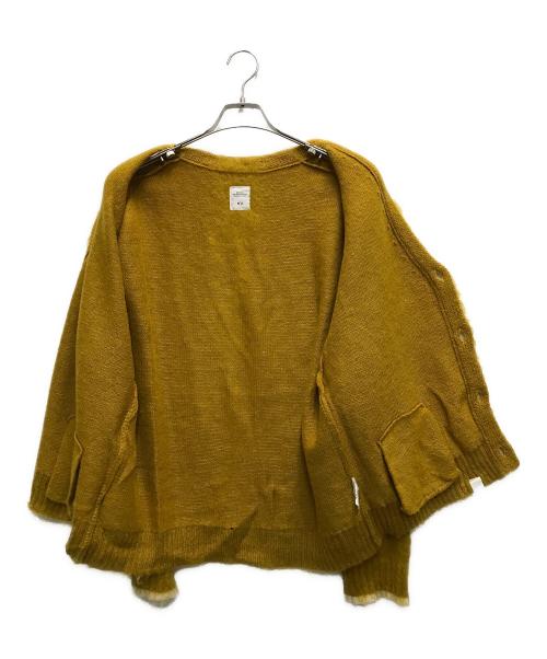 BEDWIN &THE HEARTBREAKERS（ベドウィンアンドザ ハートブレイカーズ）BEDWIN &THE HEARTBREAKERS (ベドウィンアンドザ ハートブレイカーズ) MOHAIR CARDIGAN GODARD イエロー サイズ:表記無しの古着・服飾アイテム