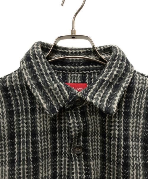 SUPREME（シュプリーム）Supreme (シュプリーム) HEAVY WEIGHT FLANNEL SHIRT グレー サイズ:Mの古着・服飾アイテム
