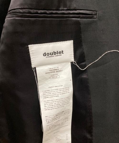 doublet（ダブレット）doublet (ダブレット) TAILORED ROMPERS JACKET ブラック サイズ:Mの古着・服飾アイテム