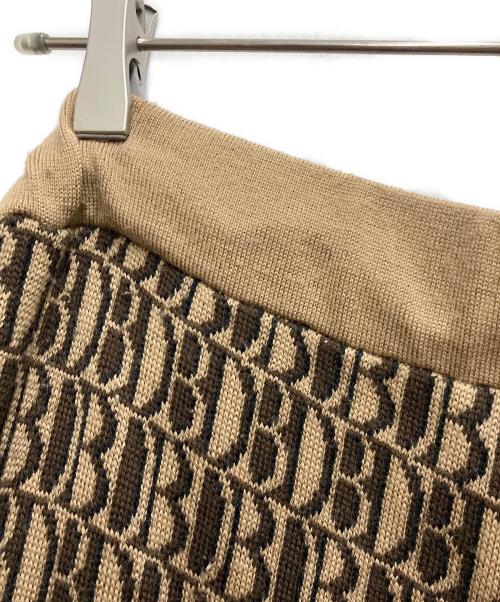 doublet（ダブレット）doublet (ダブレット) MONOGRAM JQ KNIT PANTS ブラウン サイズ:Ⅿの古着・服飾アイテム