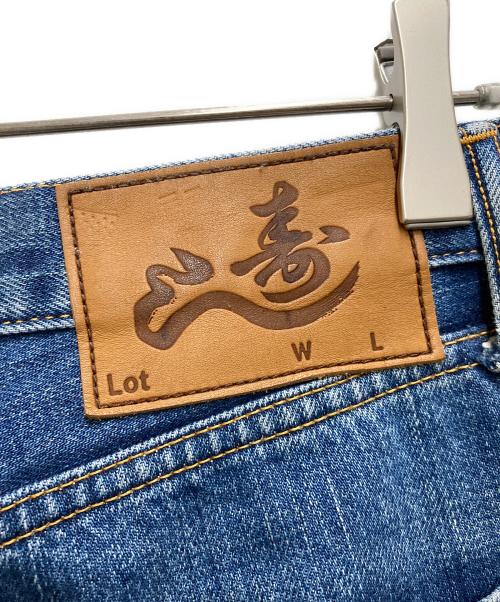 doublet（ダブレット）doublet (ダブレット) FOOD HAND-PAINTED DENIM PANTS インディゴ サイズ:Mの古着・服飾アイテム