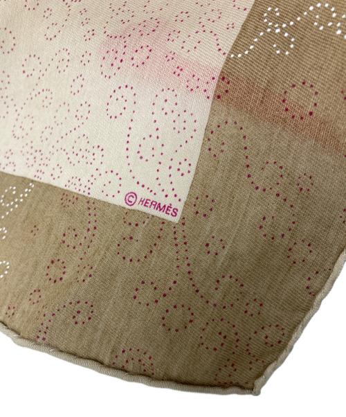 HERMES（エルメス）HERMES (エルメス) カレ60 ベージュの古着・服飾アイテム