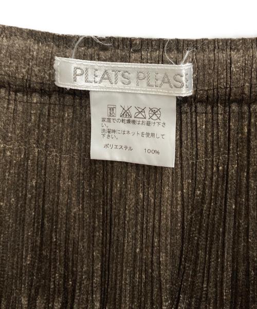 PLEATS PLEASE（プリーツプリーズ）PLEATS PLEASE (プリーツプリーズ) プリーツスカート ブラウン サイズ:5の古着・服飾アイテム