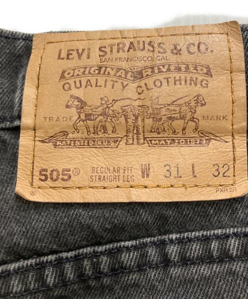 LEVI'S（リーバイス）LEVI'S (リーバイス) 90`S505ブラックデニムパンツ ブラック サイズ: 78.5cm (W31)の古着・服飾アイテム