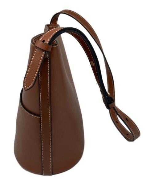 FOLNUA（フォルニュア）FOLNUA (フォルニュア) CLASSIC LOGO MINI POCHE BAG ブラウンの古着・服飾アイテム