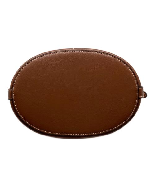 FOLNUA（フォルニュア）FOLNUA (フォルニュア) CLASSIC LOGO MINI POCHE BAG ブラウンの古着・服飾アイテム