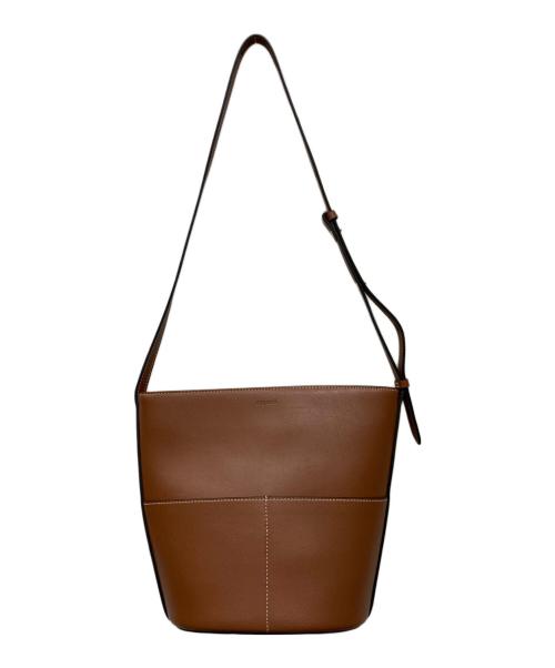 FOLNUA（フォルニュア）FOLNUA (フォルニュア) CLASSIC LOGO MINI POCHE BAG ブラウンの古着・服飾アイテム