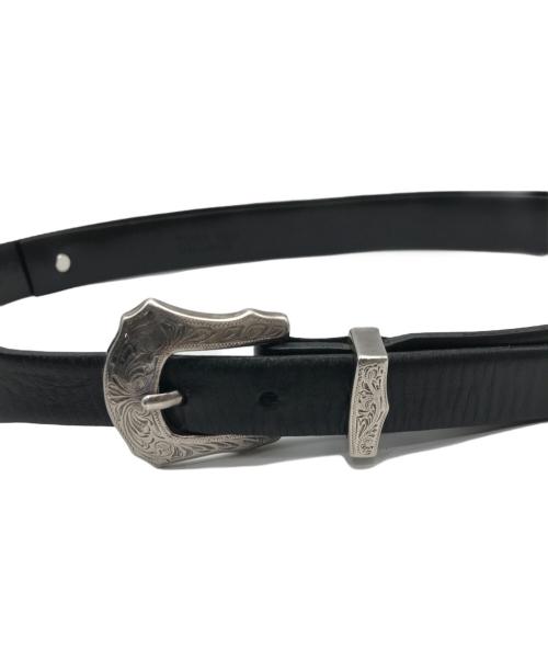 TOGA PULLA（トーガ プルラ）TOGA PULLA (トーガ プルラ) METAL BUCKLE BELT ブラックの古着・服飾アイテム