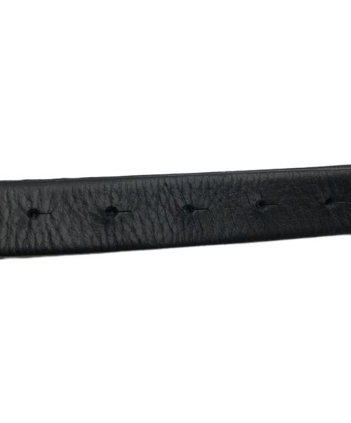 TOGA PULLA（トーガ プルラ）TOGA PULLA (トーガ プルラ) METAL BUCKLE BELT ブラックの古着・服飾アイテム