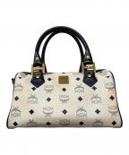 MCMエムシーエム）の古着「ロゴミニボストン」｜ホワイト