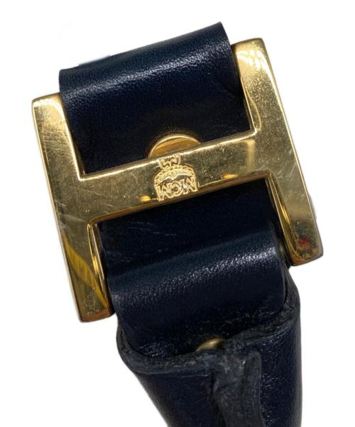 MCM（エムシーエム）MCM (エムシーエム) ロゴミニボストン ホワイトの古着・服飾アイテム