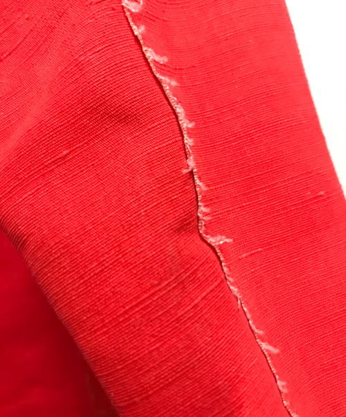 JOHN LAWRENCE SULLIVAN（ジョン ローレンス サリバン）JOHN LAWRENCE SULLIVAN (ジョン ローレンス サリバン) コットンヘンプダブルジャケット オレンジ サイズ:34の古着・服飾アイテム