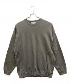 Graphpaperグラフペーパー）の古着「Cotton Light Terry Crew Neck」｜グレー