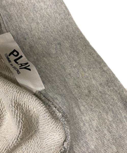 PLAY COMME des GARCONS（プレイコムデギャルソン）PLAY COMME des GARCONS (プレイ コムデギャルソン) ハートロゴスウェットジャケット グレー サイズ:XXLの古着・服飾アイテム