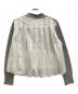 sacai (サカイ) Cotton Poplin x Cotton Knit Cardigan グレー サイズ:2：20000円