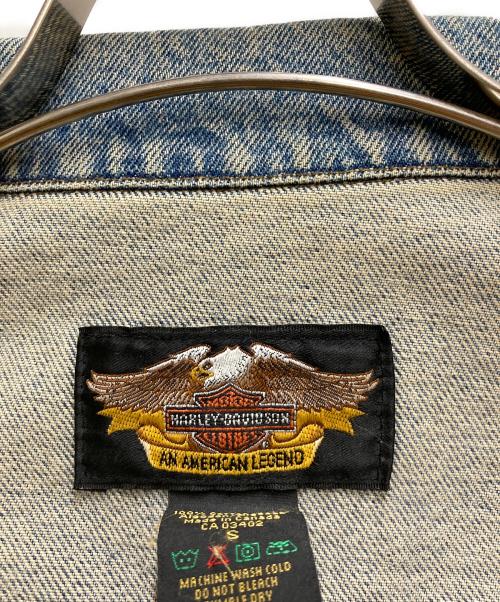 HARLEY-DAVIDSON（ハーレーダビッドソン）HARLEY-DAVIDSON (ハーレーダビッドソン) デニムジャケット インディゴ サイズ:Sの古着・服飾アイテム