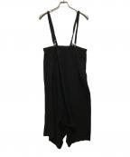 Y'sワイズ）の古着「サスペンダー付きサルエルパンツ」｜ブラック