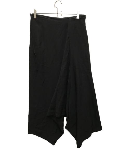 Y's（ワイズ）Y's (ワイズ) サスペンダー付きサルエルパンツ ブラック サイズ:1の古着・服飾アイテム