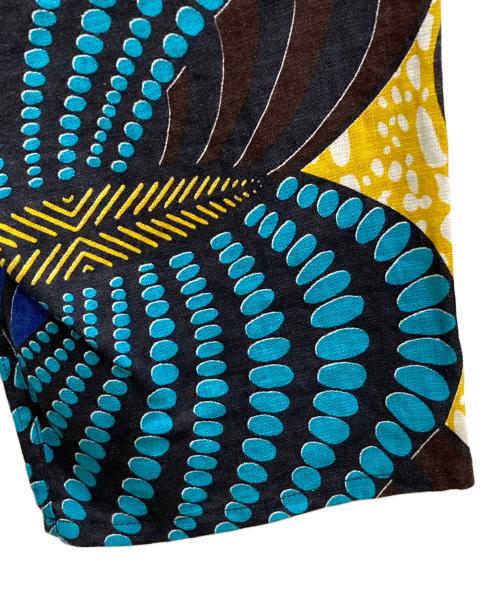 JUNYA WATANABE COMME des GARCONS（ジュンヤワタナベ コムデギャルソン）JUNYA WATANABE COMME des GARCONS ((ジュンヤワタナベ コムデギャルソン) ボタニカル柄パンツ ブルー サイズ:Ⅿの古着・服飾アイテム