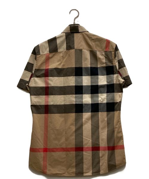 BURBERRY（バーバリー）BURBERRY (バーバリー) ビッグノバチェックS/Sシャツ ベージュ サイズ:Ⅿの古着・服飾アイテム