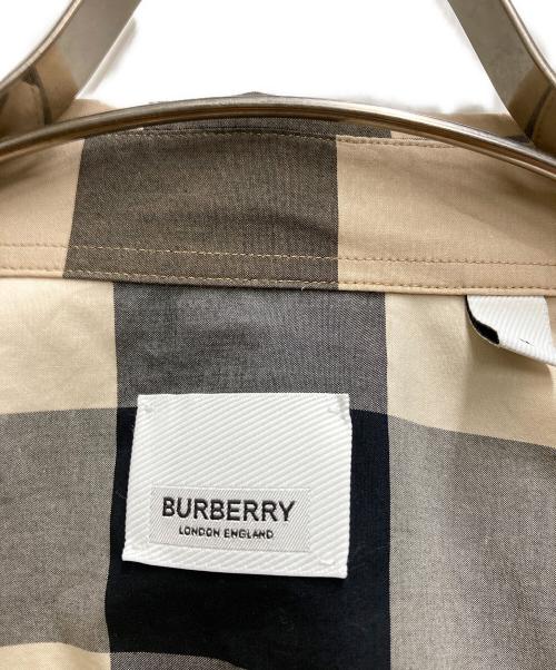 BURBERRY（バーバリー）BURBERRY (バーバリー) ビッグノバチェックS/Sシャツ ベージュ サイズ:Ⅿの古着・服飾アイテム