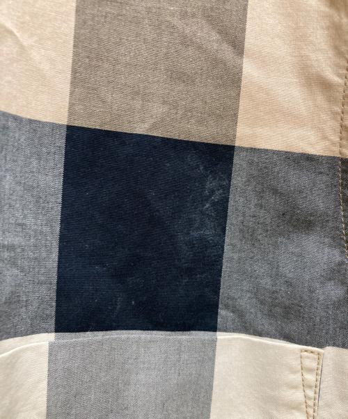 BURBERRY（バーバリー）BURBERRY (バーバリー) ビッグノバチェックS/Sシャツ ベージュ サイズ:Ⅿの古着・服飾アイテム